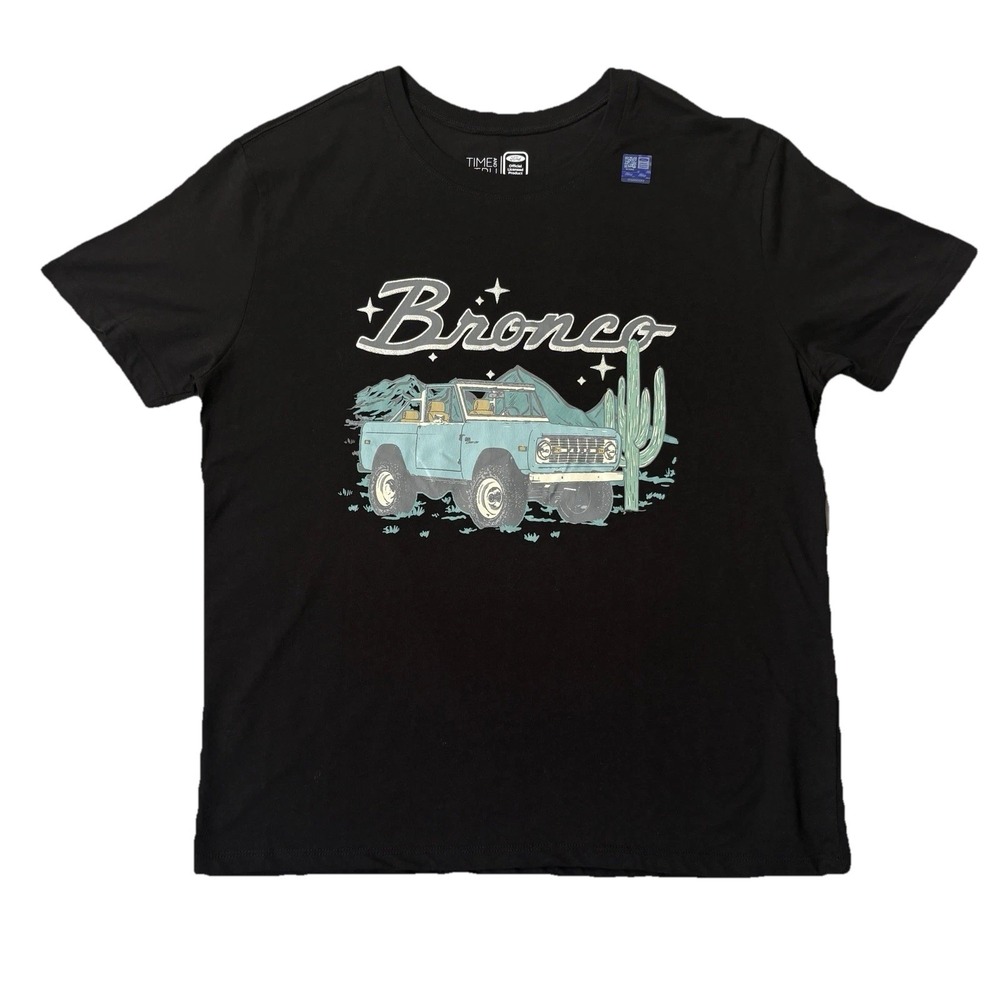 NWT Ford Bronco Graphic T Shirt Women M Retro Off Road Desert SUV Tee